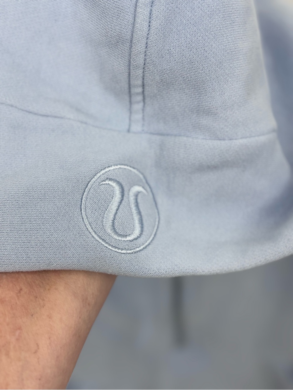 Lululemon Cropped Scuba Half-Zip Hooded Pullover willow blue XS-Small - Picture 8 of 10
